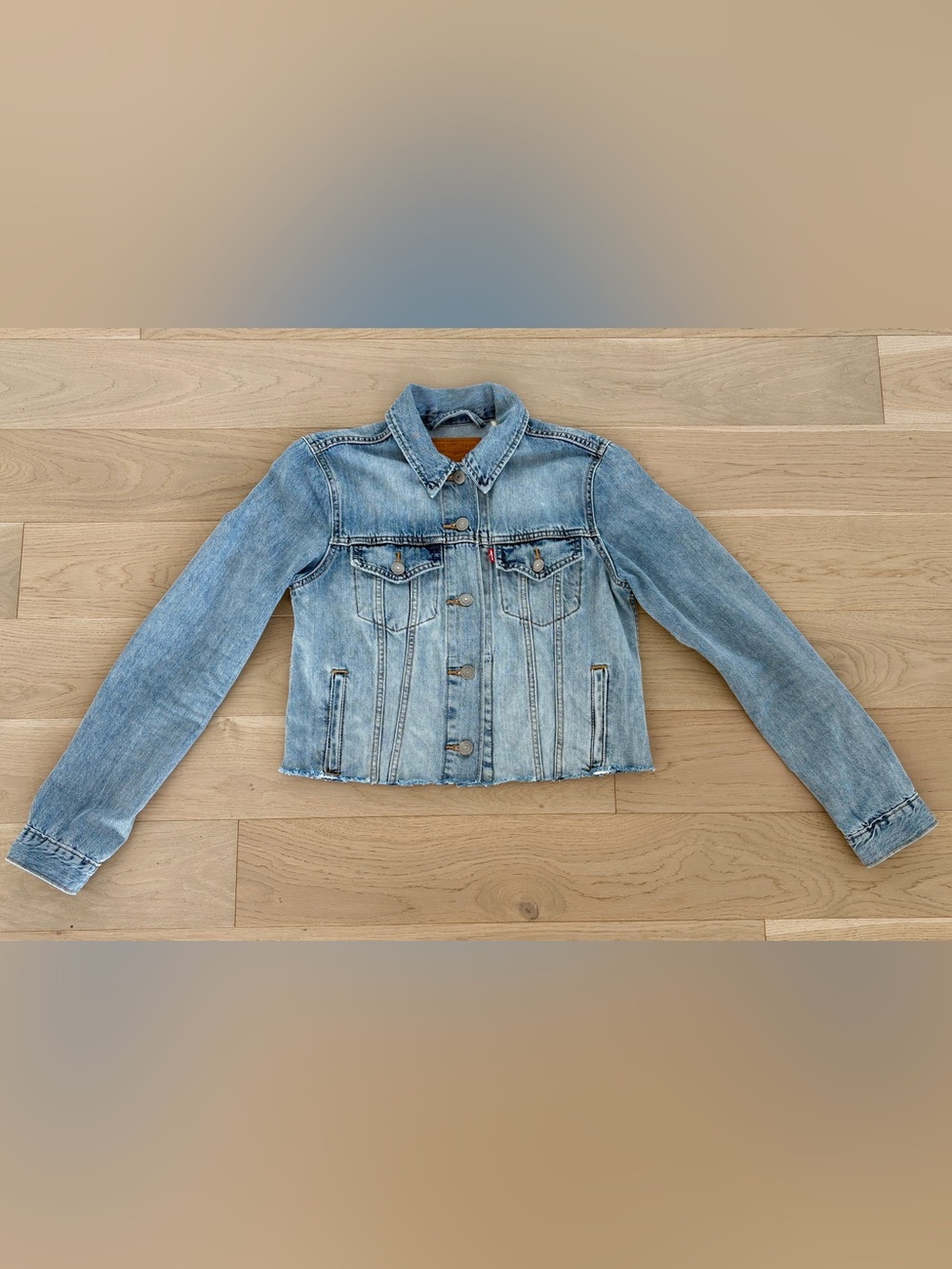 Levi's Vintage Big E Red Tab Light Blue Jean Jacket for Women (S) The Holy Grail